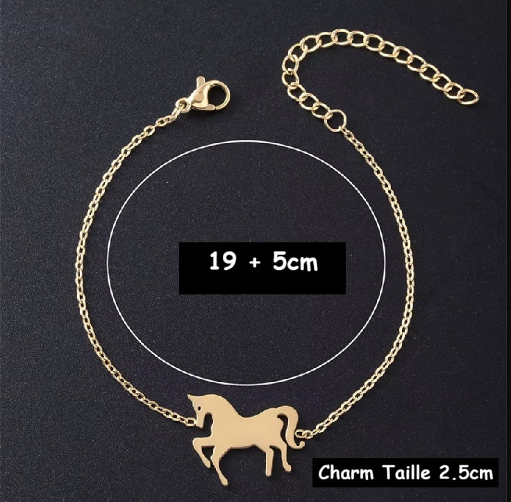 Bracelet Cheval Or