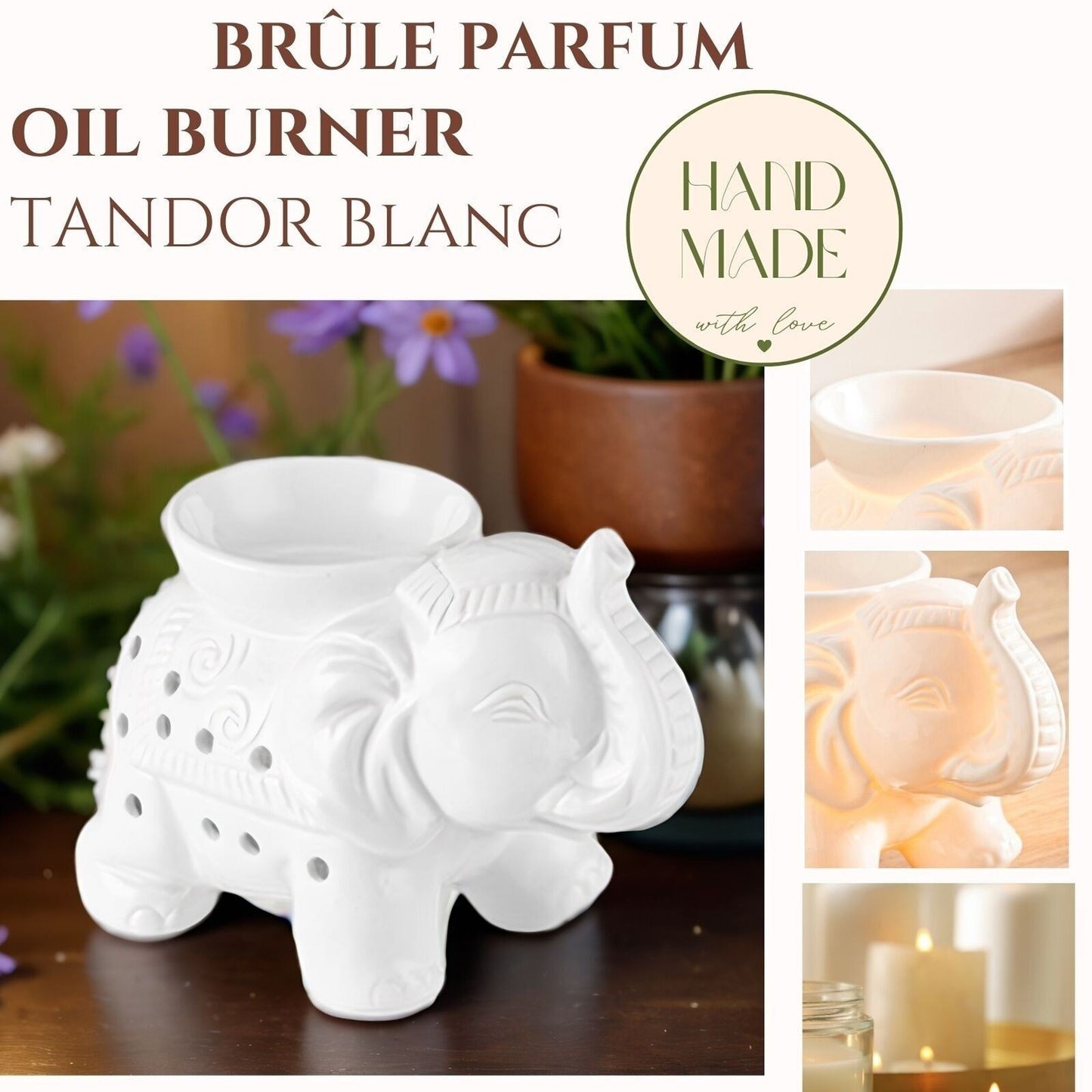 Brule Parfum Elephant Tandor Blanc