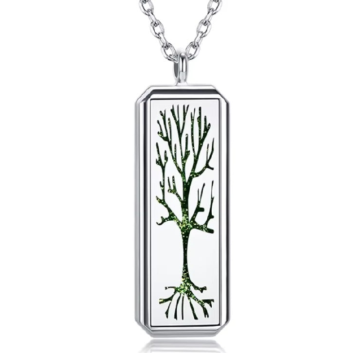 Collier Diffuseur Rectangulaire Arbre de Vie