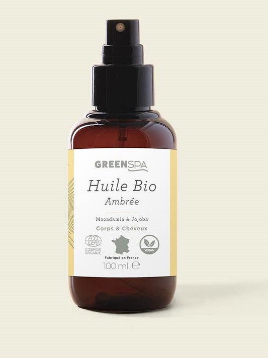 Green Spa Huile Bio Ambrée - 100ml - SHOPHORSE