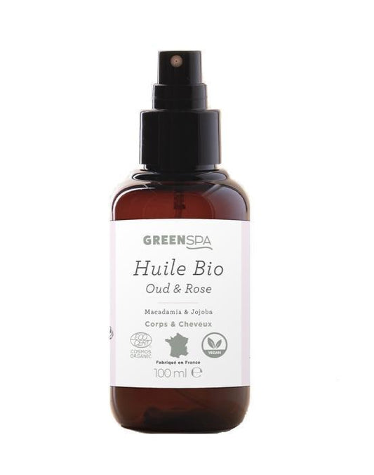 Green Spa Huile Bio Oud et Rose- 100ml - SHOPHORSE